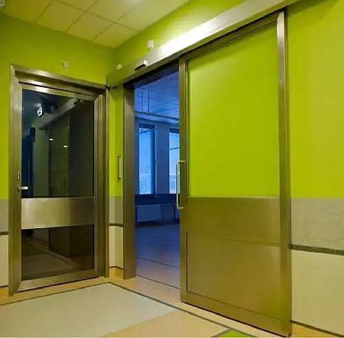 Sliding door in hospital