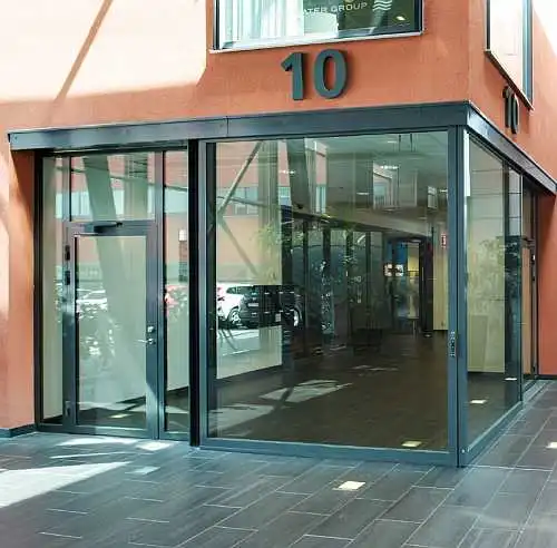External corner steel profile system witn higher accustic values