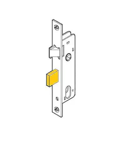 Bolt of a mortise lock, dead bolt