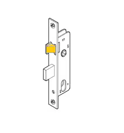Latch of a mortise lock, spring latch, spring bolt